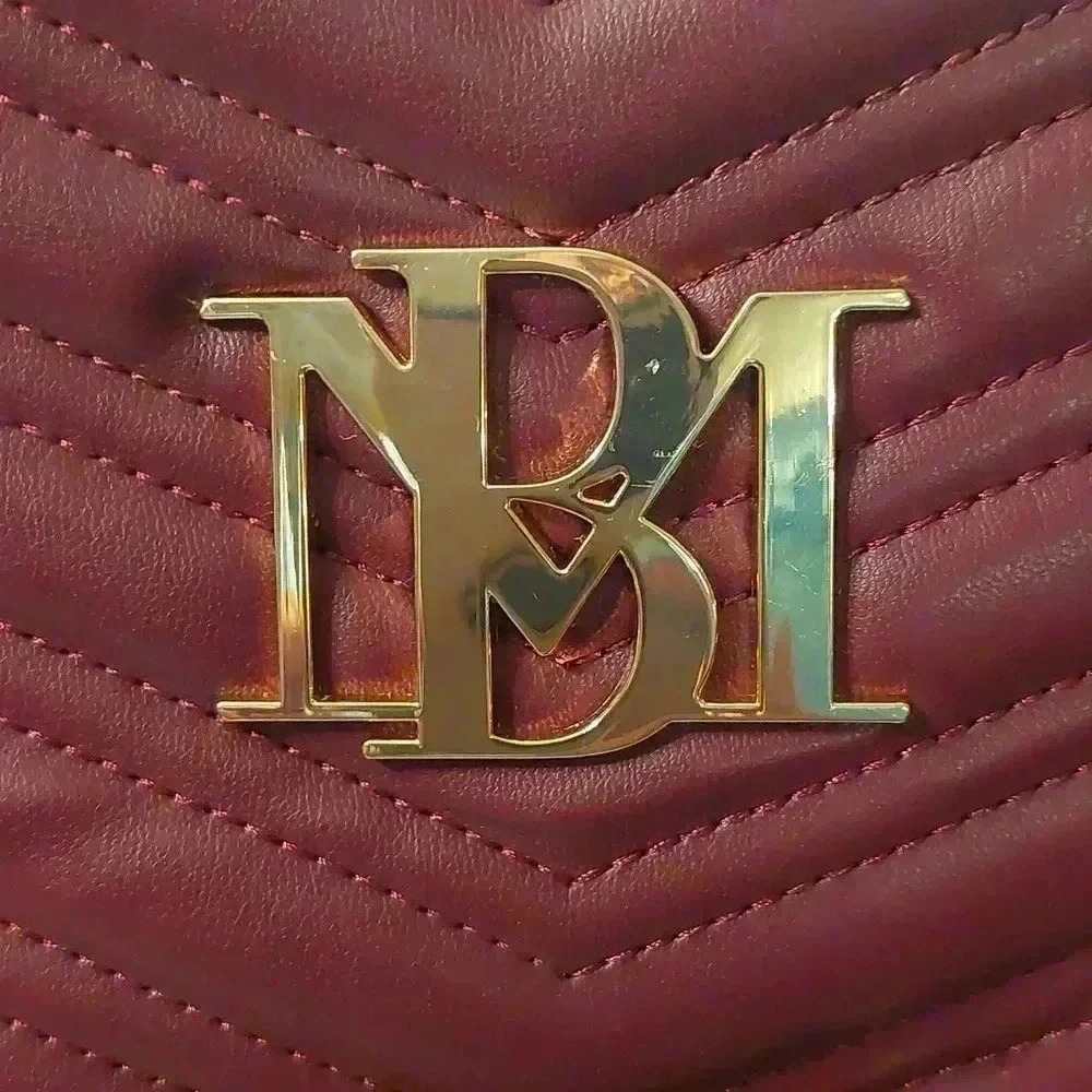 NWT BADGLEY MISCHKA PLUM POCKET STUDDED BACKPACK - Picture 2 of 13